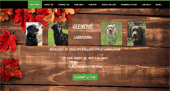 Desktop Screenshot of glenerielabradors.com